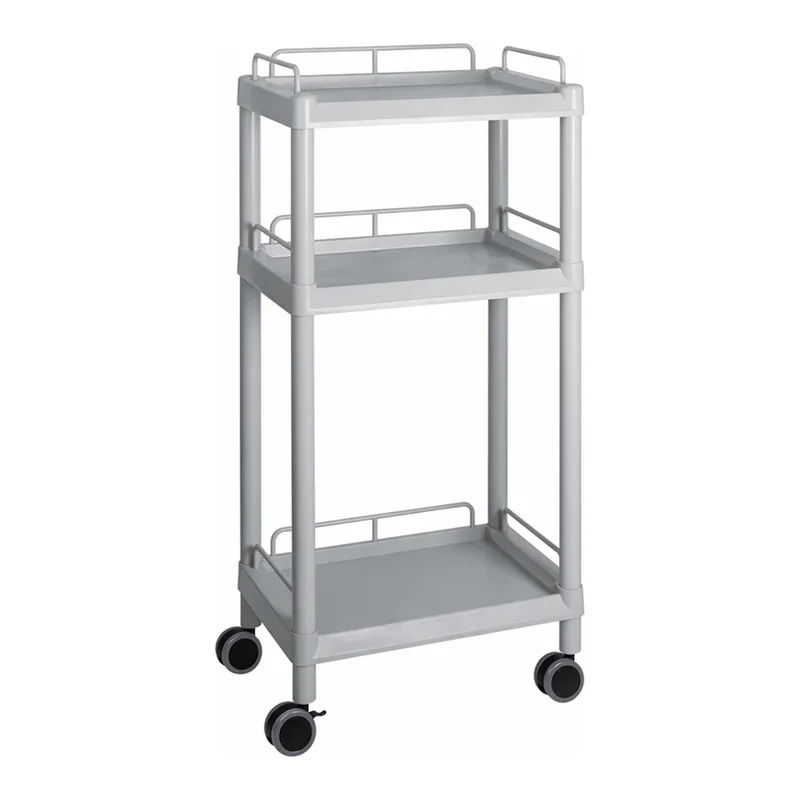 AS ONE Mobile Easy Cart (Tall Type/Regular 31) Gray 3 Sages Wiith Guard Frame ME31G