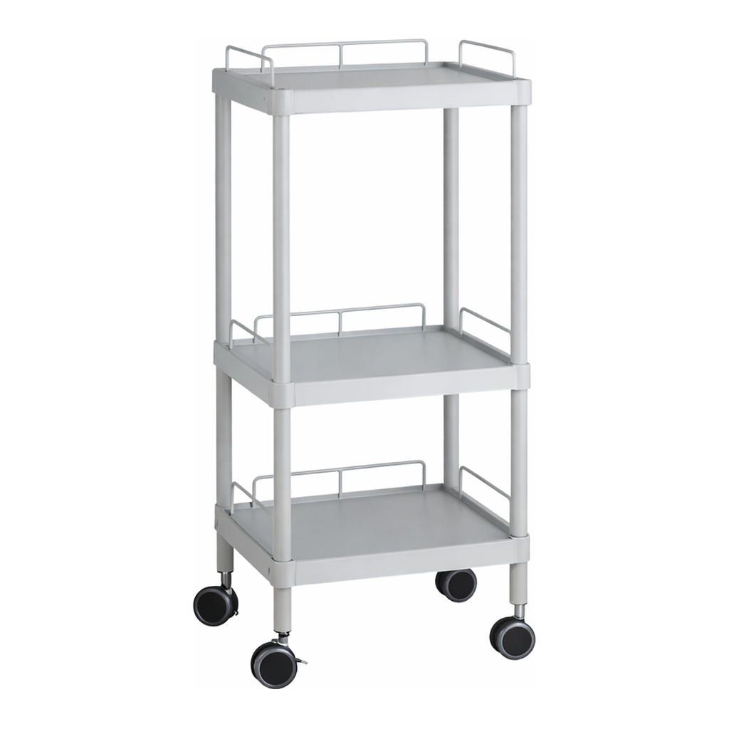 AS ONE Mobile Easy Cart (Tall Type/Regular 31) Gray 3 Sages Wiith Guard Frame　ME31H