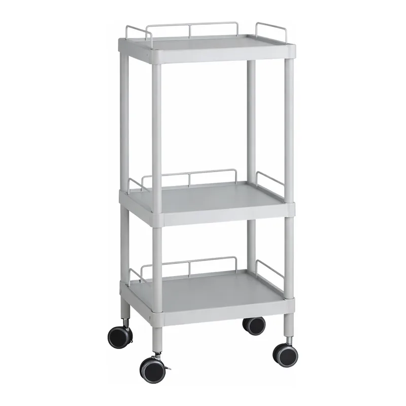 AS ONE Mobile Easy Cart (Tall Type/Regular 31) Gray 3 Sages Wiith Guard Frame ME31H