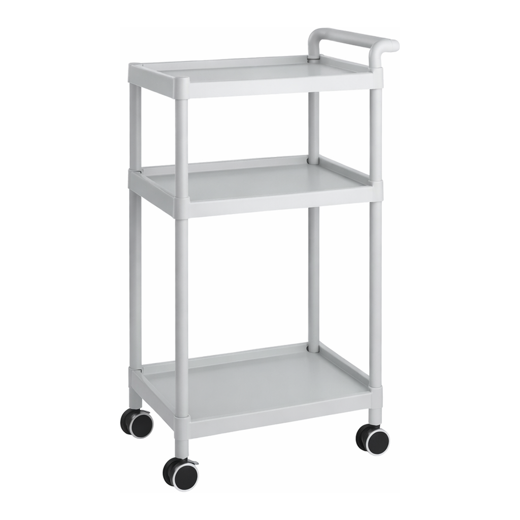 AS ONE Mobile Easy Cart (Tall Type/Wide 32) Gray 3 Stages　ME32A
