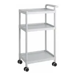 AS ONE Mobile Easy Cart (Tall Type/Wide 32) Gray 3 Stages ME32A