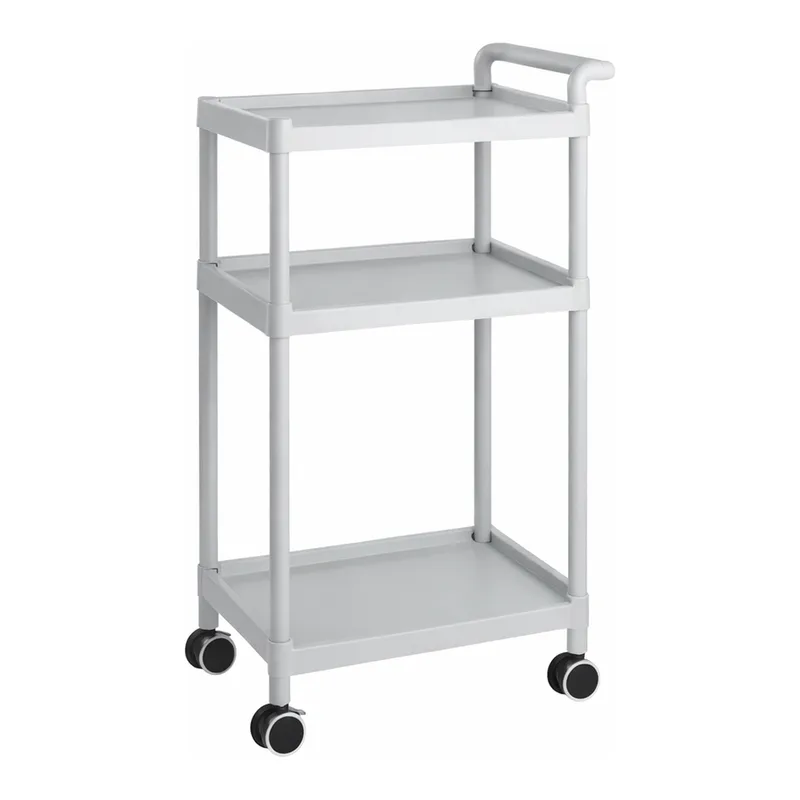 AS ONE Mobile Easy Cart (Tall Type/Wide 32) Gray 3 Stages ME32A