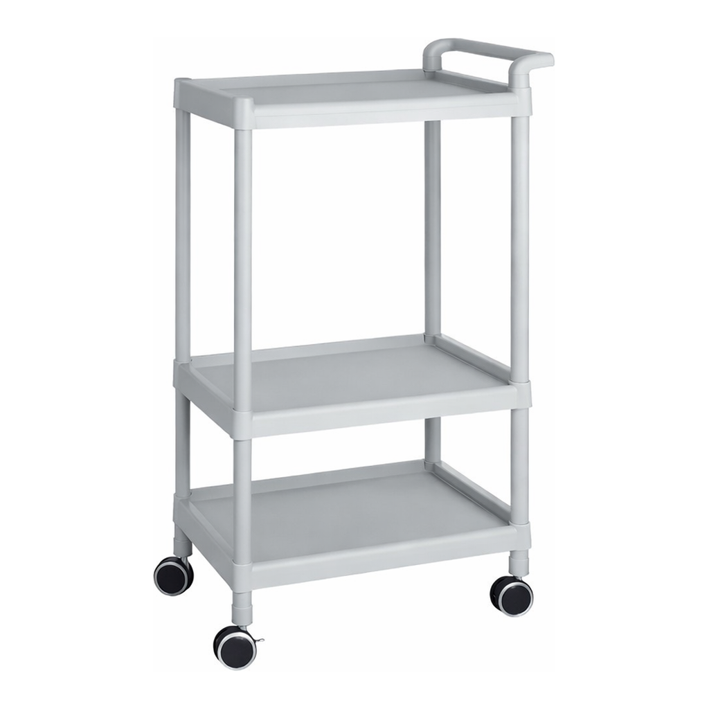 AS ONE Mobile Easy Cart (Tall Type/Wide 32) Gray 3 Stages　ME32C