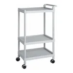 AS ONE Mobile Easy Cart (Tall Type/Wide 32) Gray 3 Stages ME32C