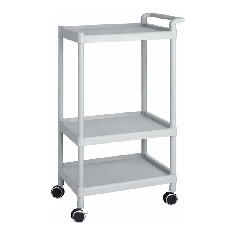 AS ONE Mobile Easy Cart (Tall Type/Wide 32) Gray 3 Stages ME32C