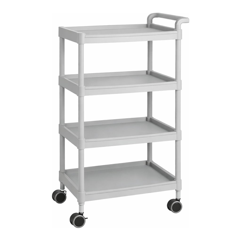 AS ONE Mobile Easy Cart (Tall Type/Wide 32) Gray 4 Stages　ME32E