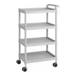AS ONE Mobile Easy Cart (Tall Type/Wide 32) Gray 4 Stages ME32E
