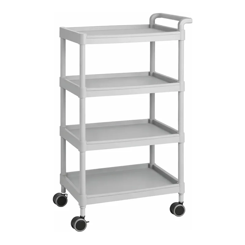 AS ONE Mobile Easy Cart (Tall Type/Wide 32) Gray 4 Stages ME32E