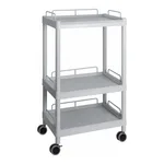 AS ONE Mobile Easy Cart (Tall Type/Wide 32) Gray 3 Sages Wiith Guard Frame ME32H