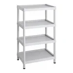 AS ONE Mobile Easy Cart (Tall Type/Wide 32) Gray 4 Stages ME32K