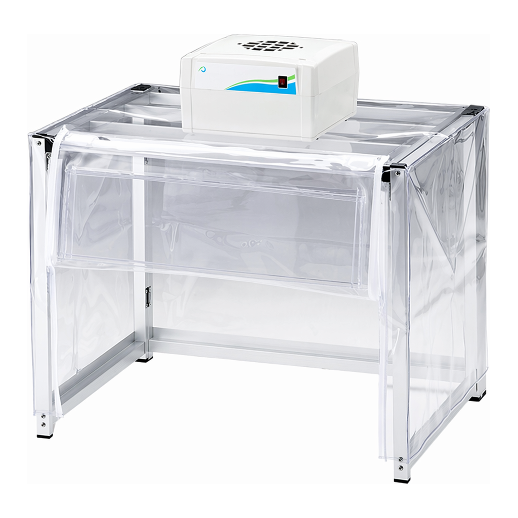 AS ONE Foldable Simple Clean Booth (With Window) With 1 Fan Unitsand others