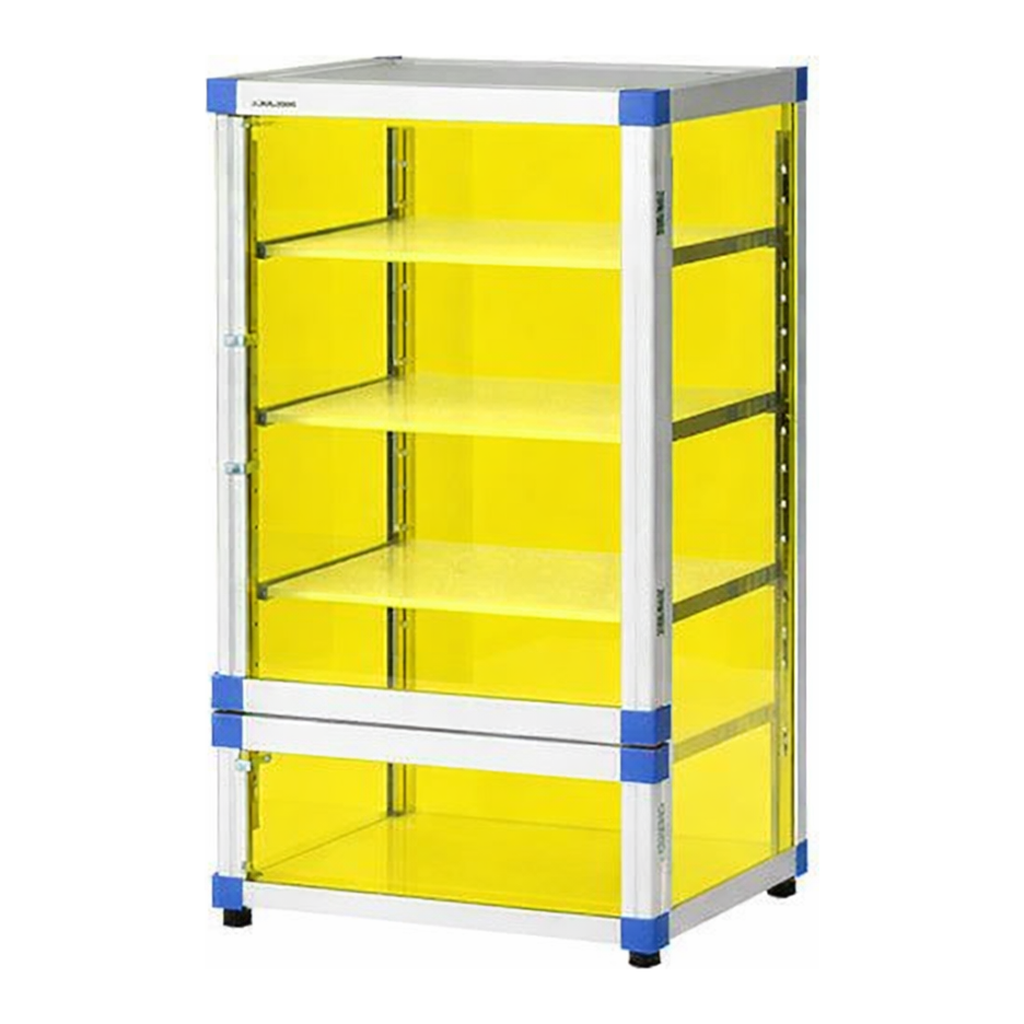 AS ONE Standard Desiccator BG (UVC) 574 x 517 x 1020mm Reinforced Plastic Shelf With Rubber Feetand others