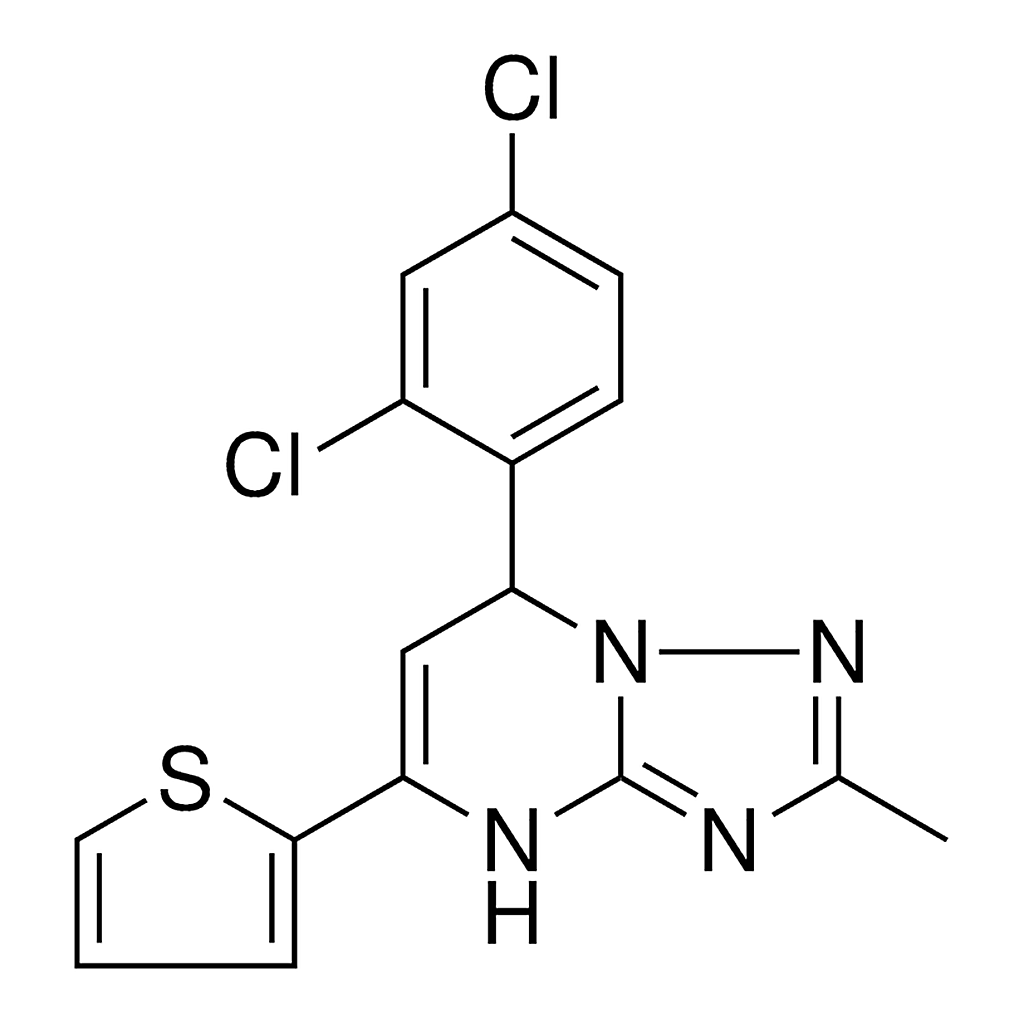 Merck 7-(2,4-DI-CL-PH)-2-ME-5-(2-THIE - 10MG &