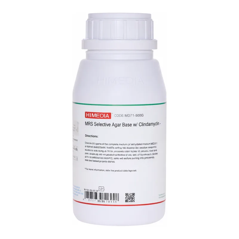 Himedia MRS Selective Agar Base w/ Clindamycin-Ciprofloxacin
