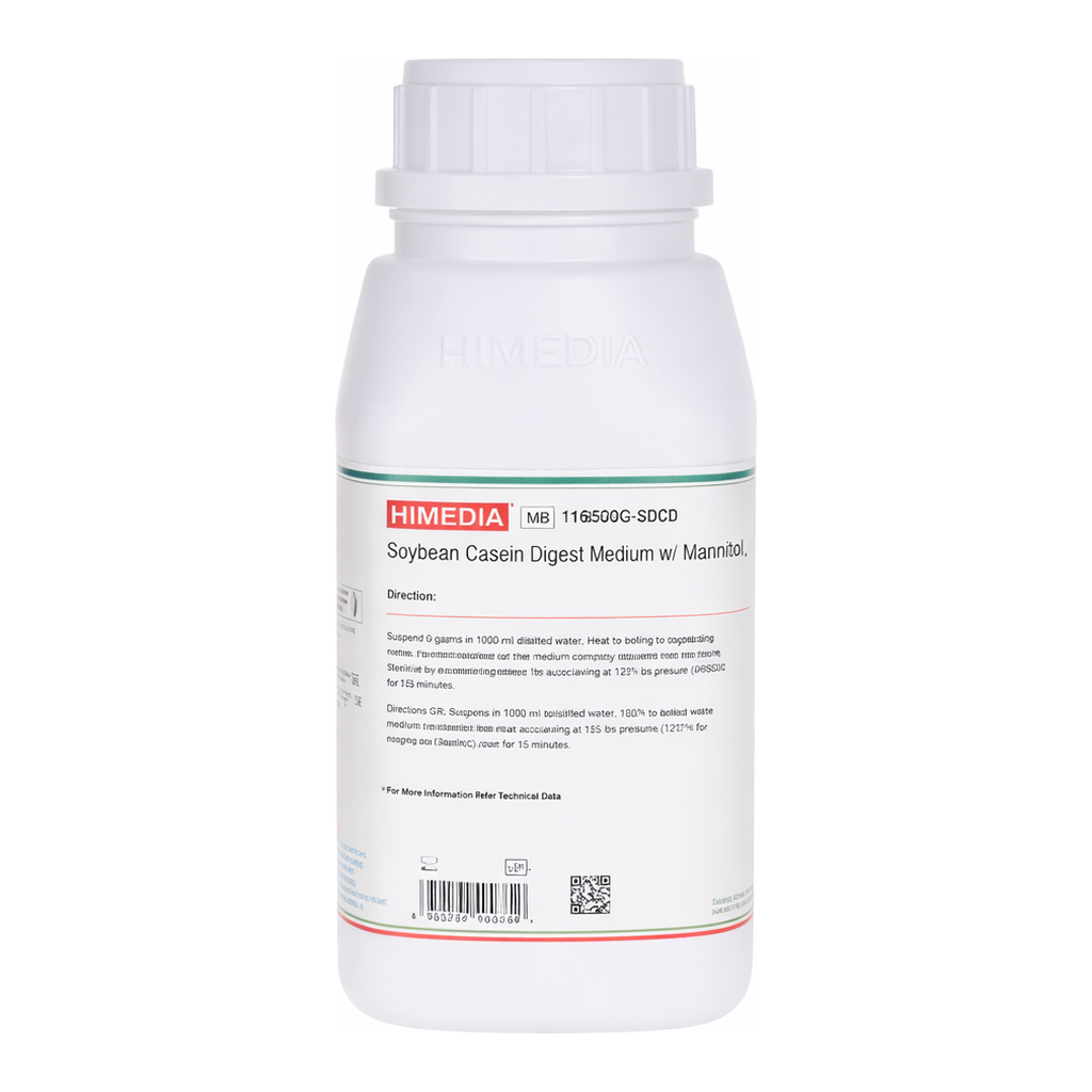 Himedia Soyabean Casein Digest Medium w/  Mannitol, Sterile Powder