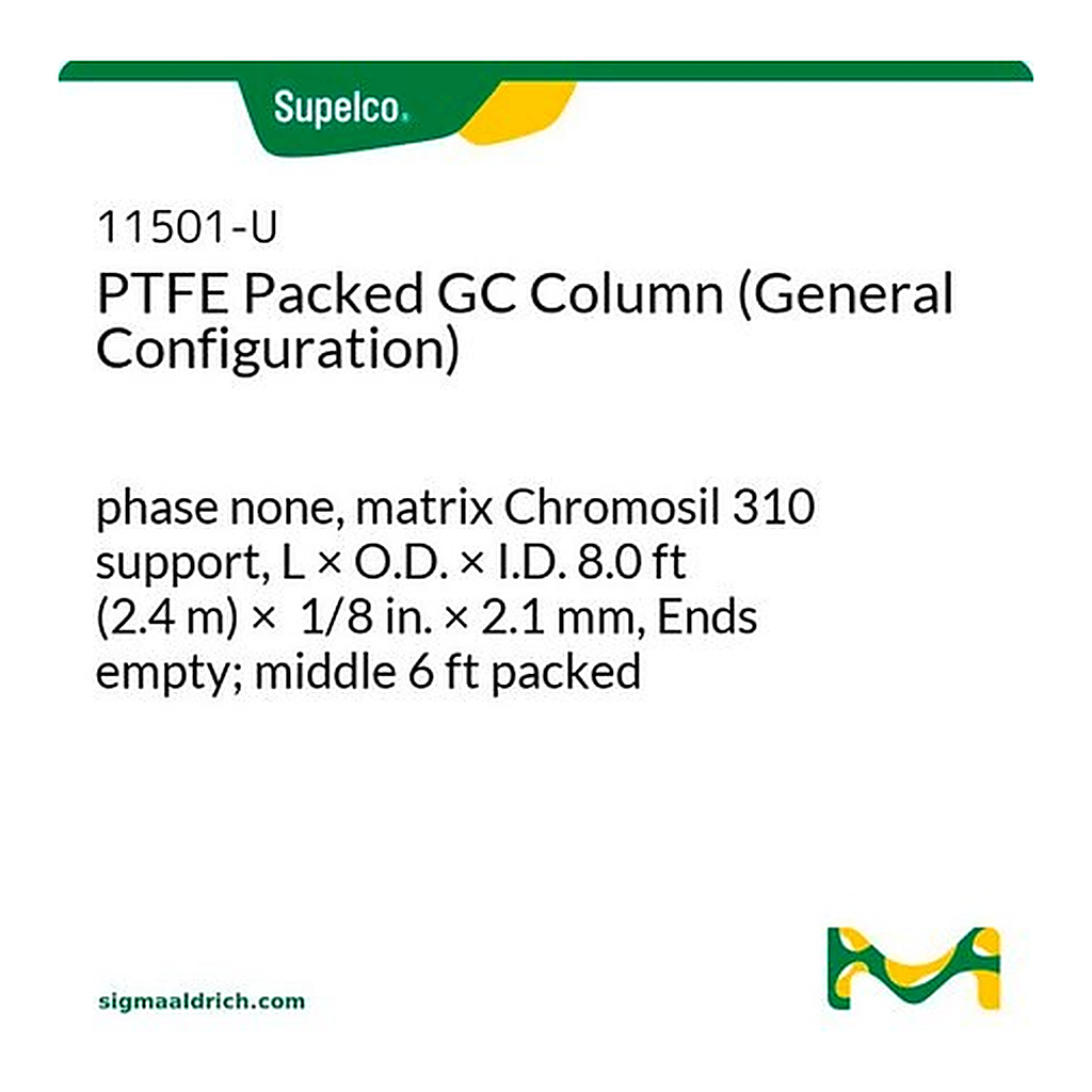 Merck COLUMN PTFE 8FTX1/8IN, 6FT PACKED, CHRO