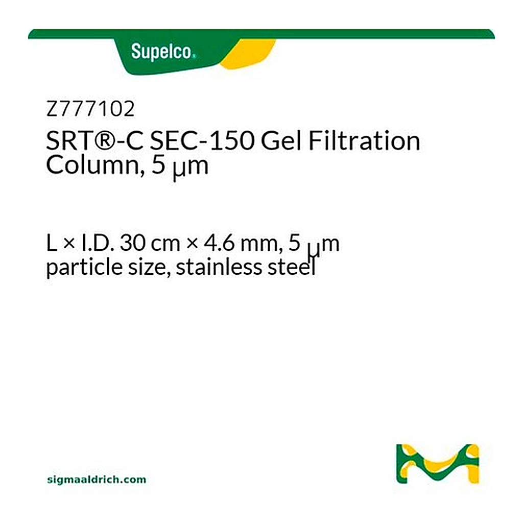 Merck SRT(R)-C SEC-150 Gel Filtration Column, 5 mum