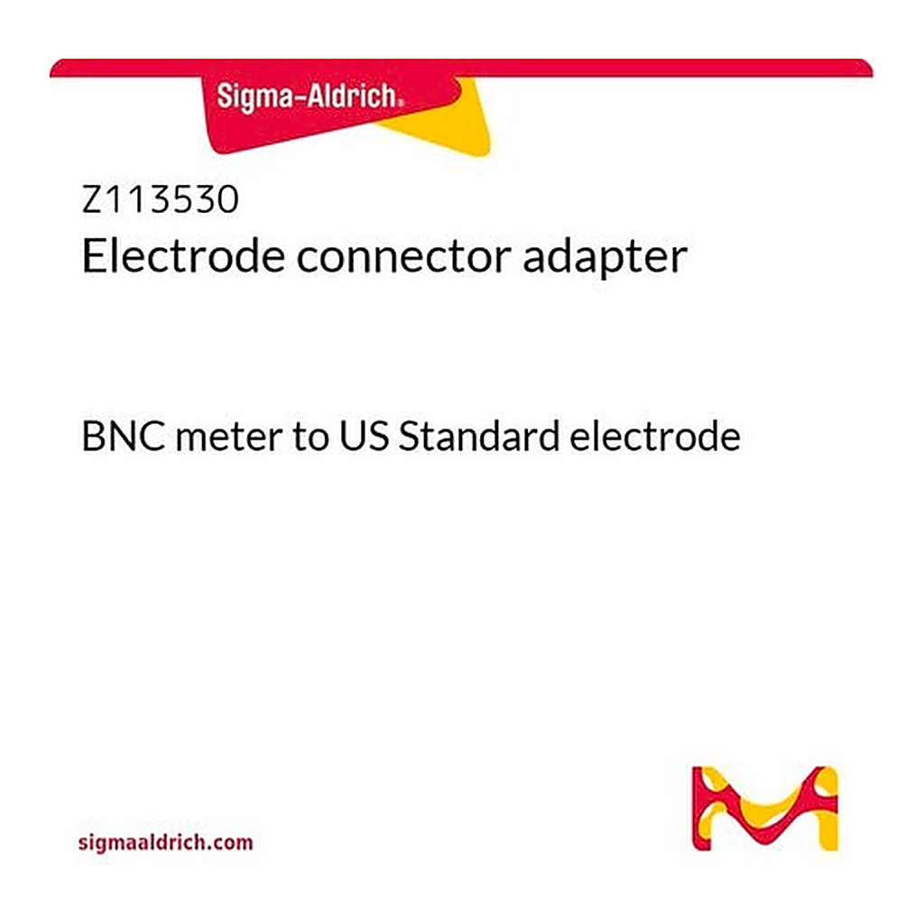 Merck Electrode connector adapter