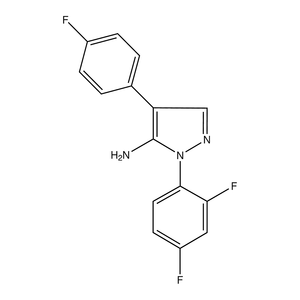 Merck 1-(2,4-Difluorophenyl)-4-(4-fluorophenyl)-1H-pyrazol-5-amine
