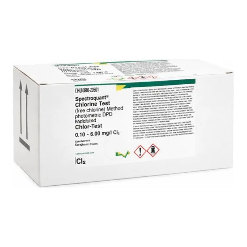 Merck CHLORINE TEST 0.010 - 6.00 MG/L CL2 SPEC