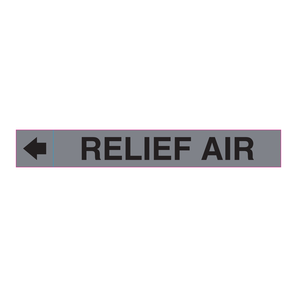 Brady RELIEF AIR Plenum Duct Marker
