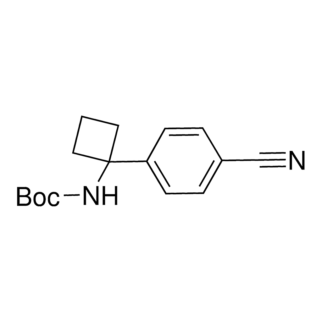 Merck tert-Butyl 1-(4-cyanophenyl)cyclobutylcarbamate