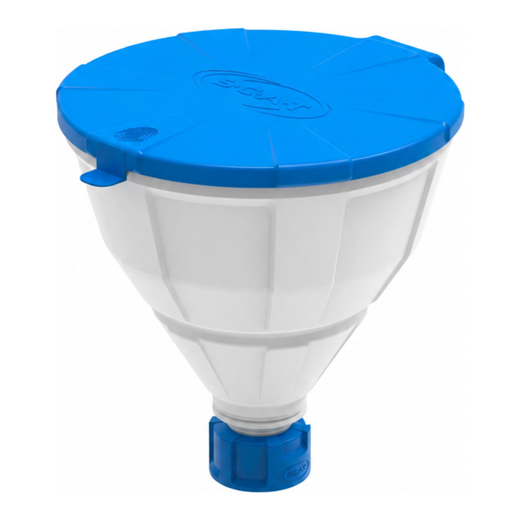 Funnel with lid ARNOLD, GL45, 2x sieve