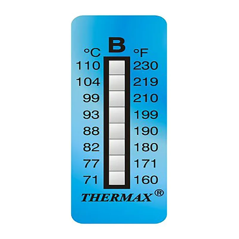 THERMAX 8 LEVEL IRREVERSIBLE STRIP RANGE