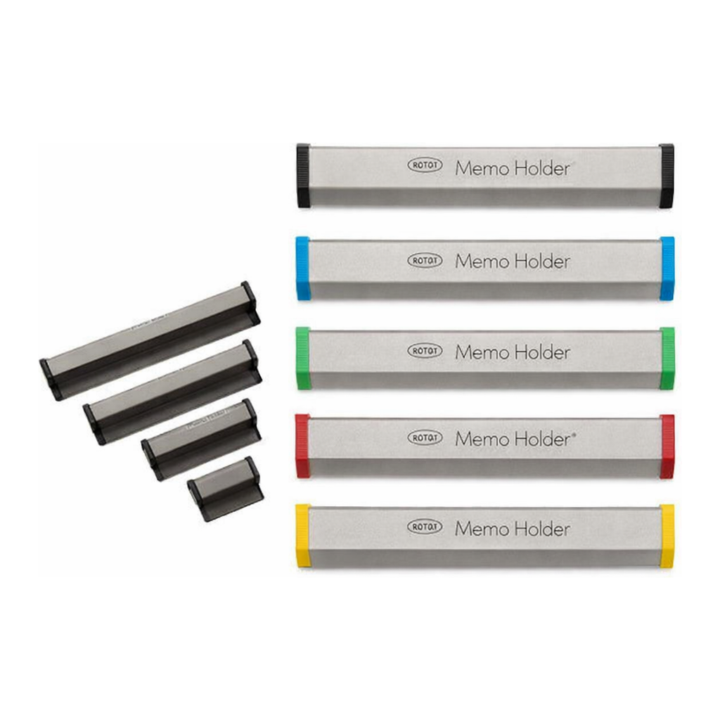 OFFICENEX 아톰 칼라메모홀더 소 40*18*12mm 적색(40mm)
