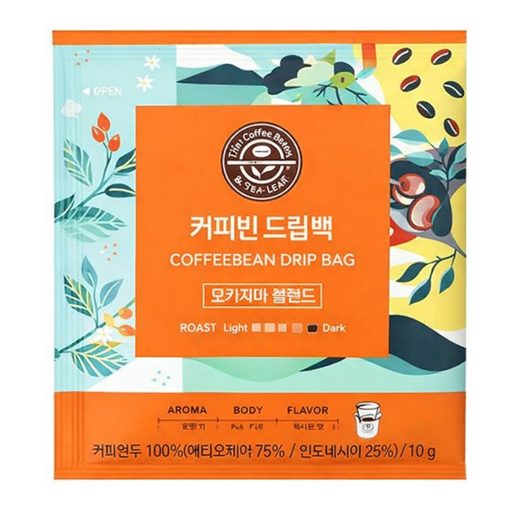 OFFICENEX 커피빈 드립백(모카자바 블렌드/10g*5T)