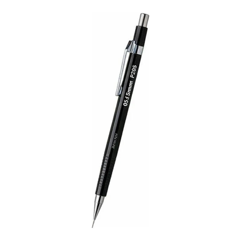 OFFICENEX 펜텔 제도샤프 0.5 블랙 P205-A