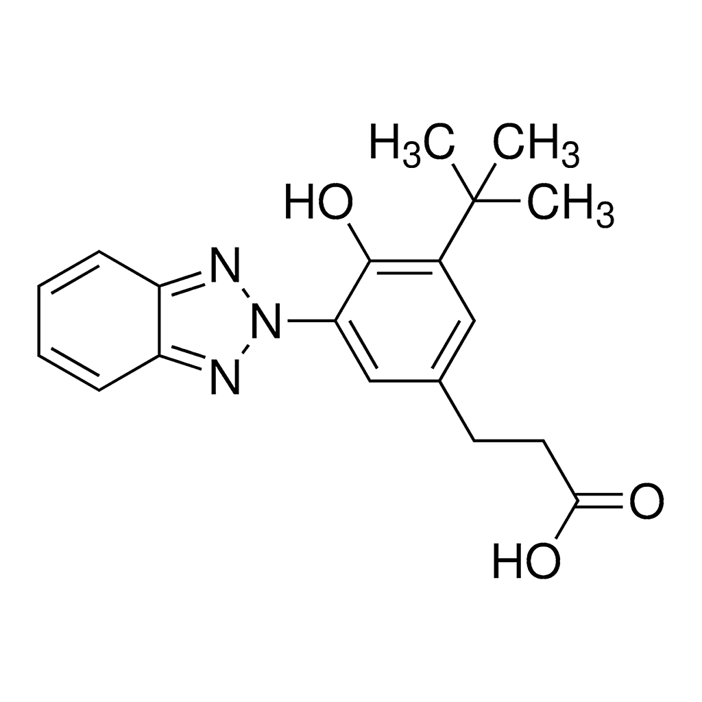Merck 3-(3-(2H-Benzo[d][1,2,3]triazol-2-yl)-5-(tert-butyl)-4-hydroxyphenyl)propanoic acid
