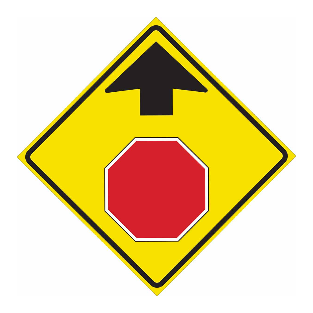 Brady Stop Ahead Picto Sign