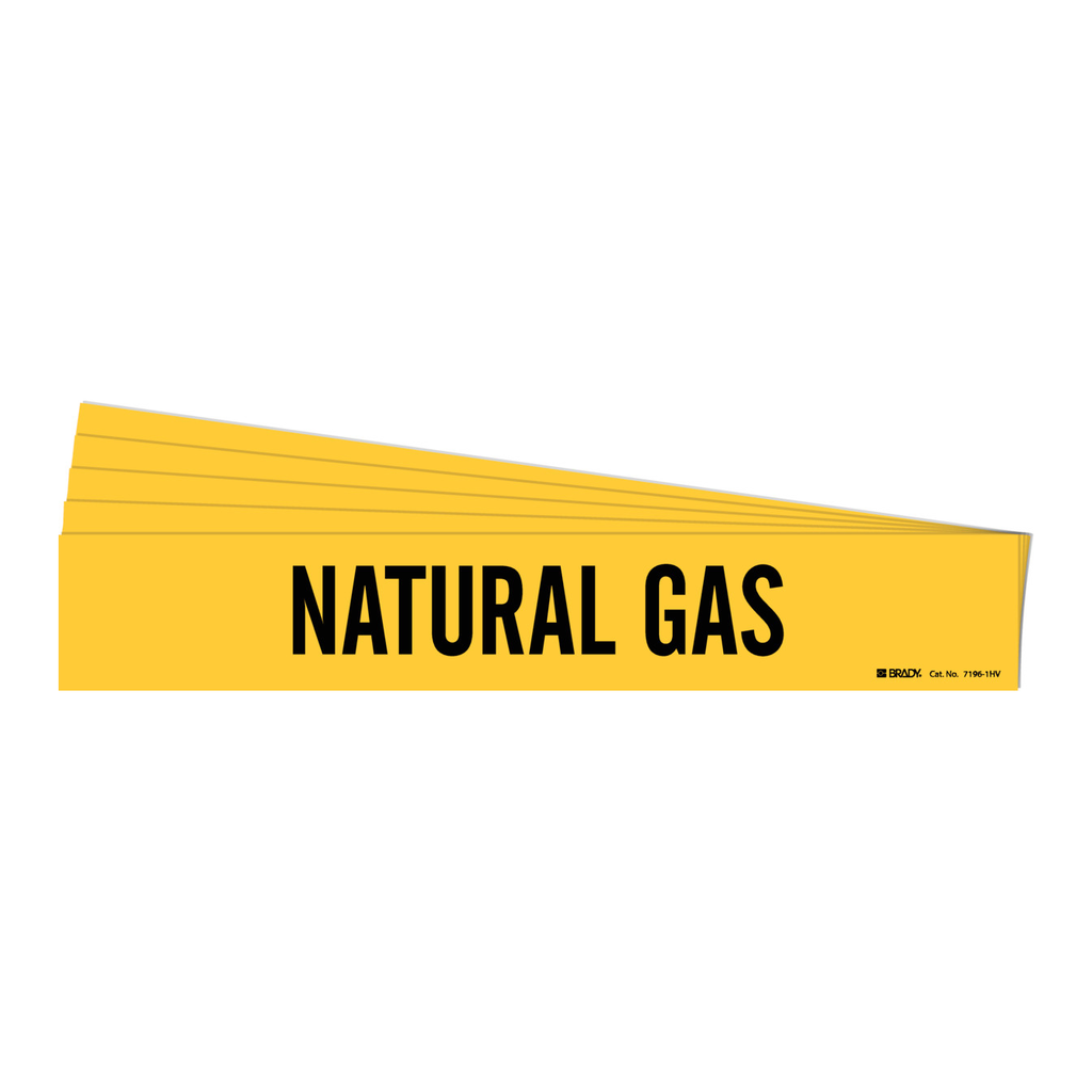Brady NATURAL GAS Pipe Marker