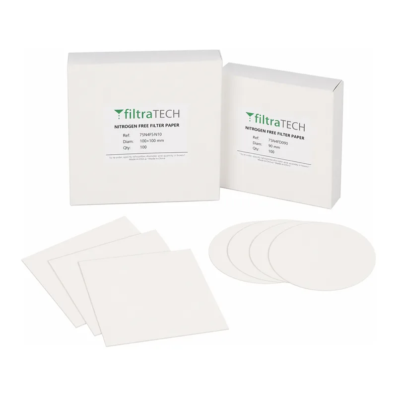 Daihan Science filtratech Nitrogen Free Filter Paper, Slow Filtration, Sheet- & Disc-Type<br>I