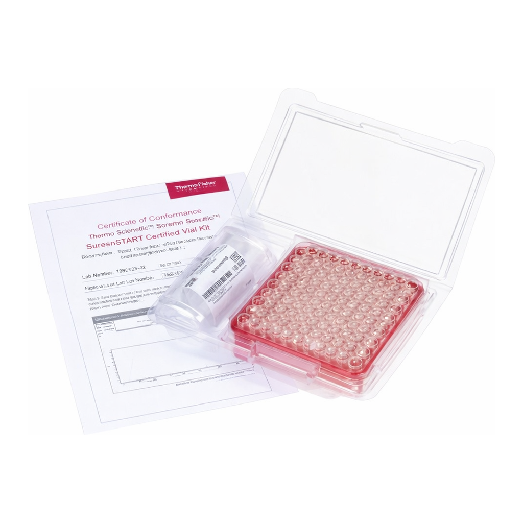 Thermo Fisher Scientific SureSTART HPLC 및 GC 인증 스크류 바이알 및 캡 키트, 레벨 3 고성능 애플리케이션