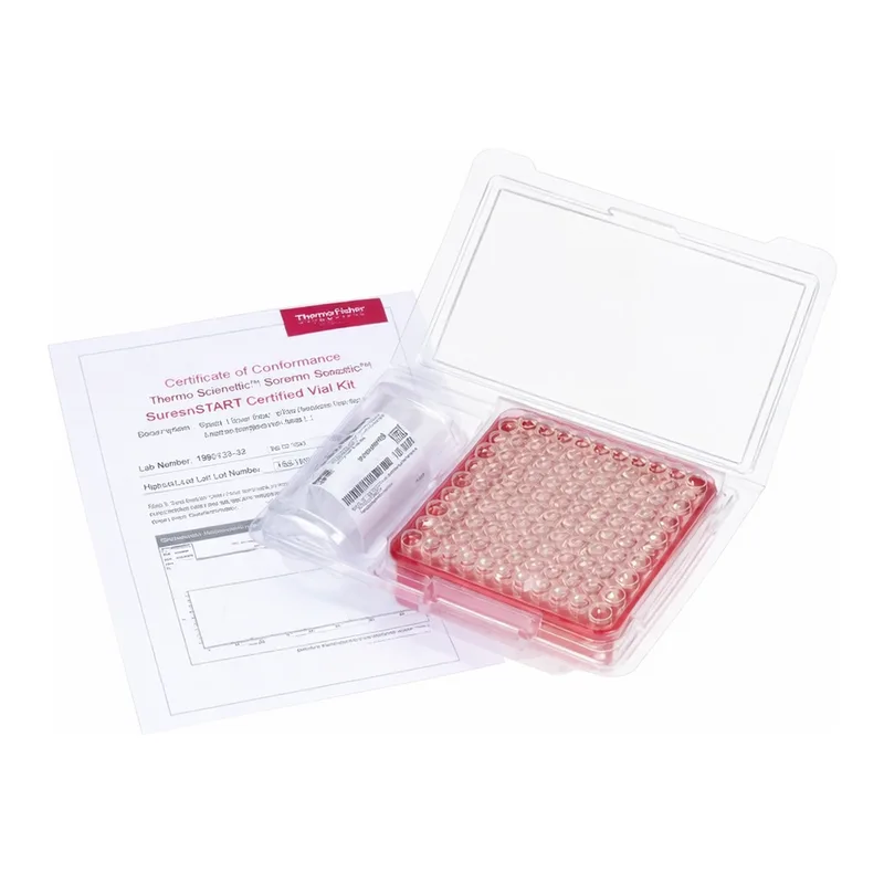 Thermo Fisher Scientific SureSTART HPLC 및 GC 인증 스크류 바이알 및 캡 키트, 레벨 3 고성능 애플리케이션