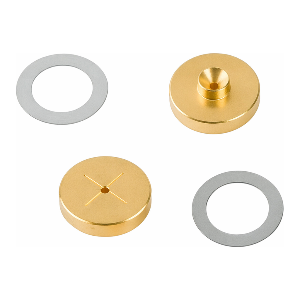 Restek Inlet Seals, 0.8mm Gold Plated Cross Disk Pack of 2 for HP GCs