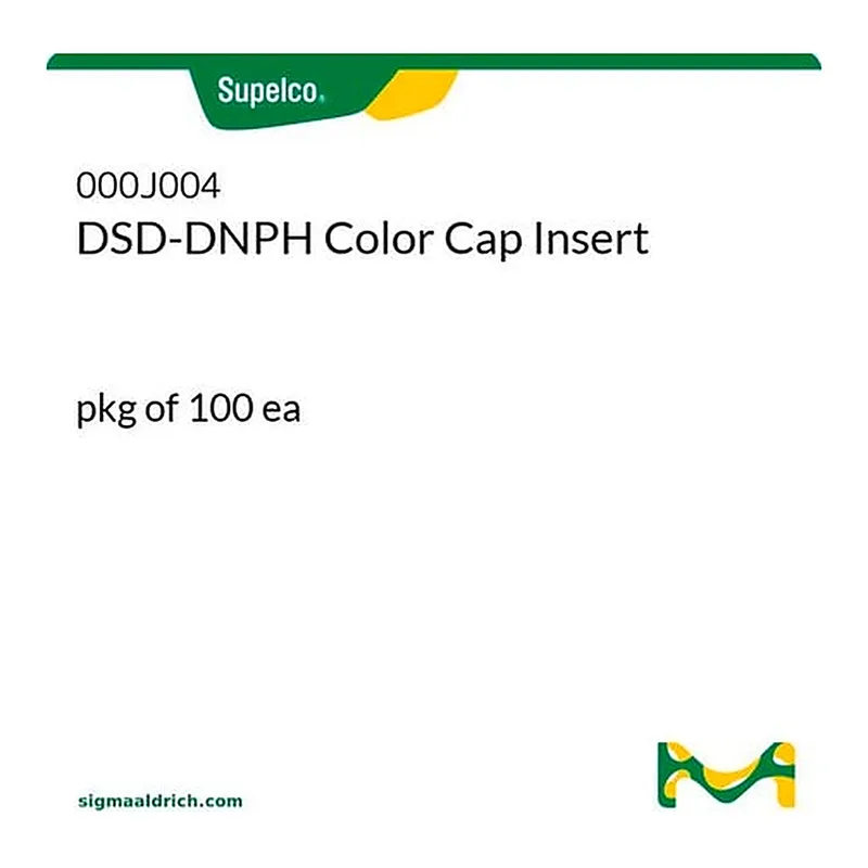 Merck DSD-DNPH Color Cap Insert