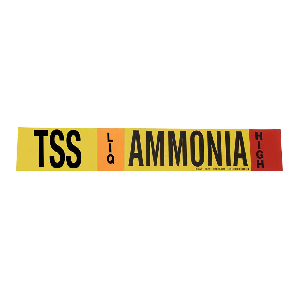 Brady TSS LIQ AMMONIA HIGH Pipe Marker