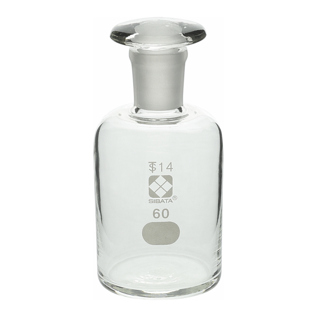 AS ONE Narrow-Mouth Reagent Bottle (with Common Ground Stopper), 공통 연마 마개 세구시약병