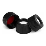 Agilent Blk cap, PTFE/Si sept,.060in,instd,100Pk