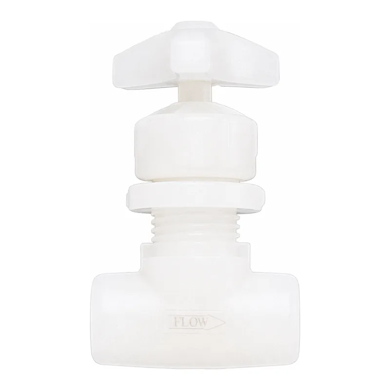 Masterflex GF Signet Needle Valves with Thread Adapters, PVDF