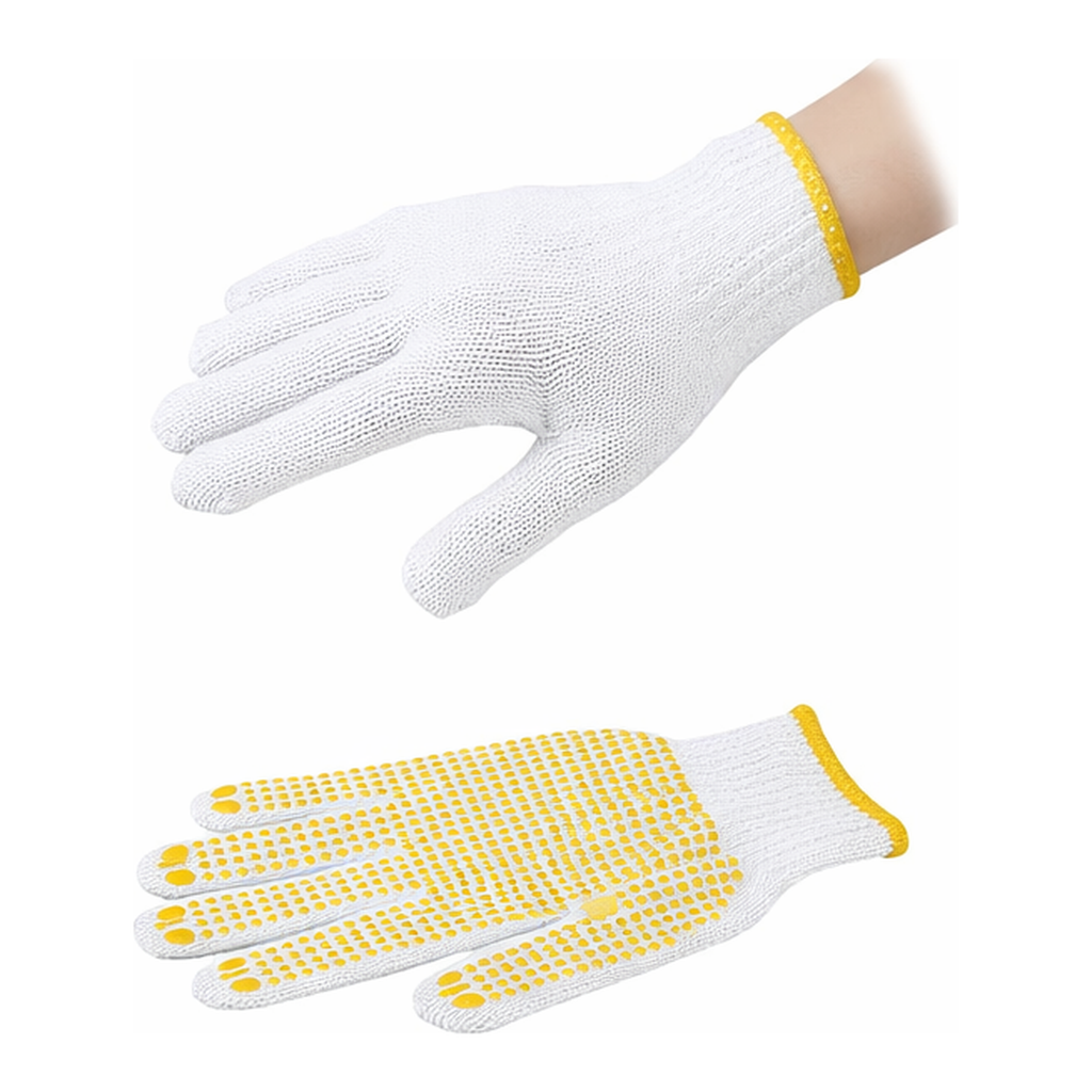 AS ONE Non-Slip Gloves Free Size 12 Pairs