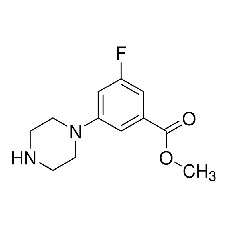 Merck Methyl 3-fluoro-5-(1-piperazinyl)benzoate