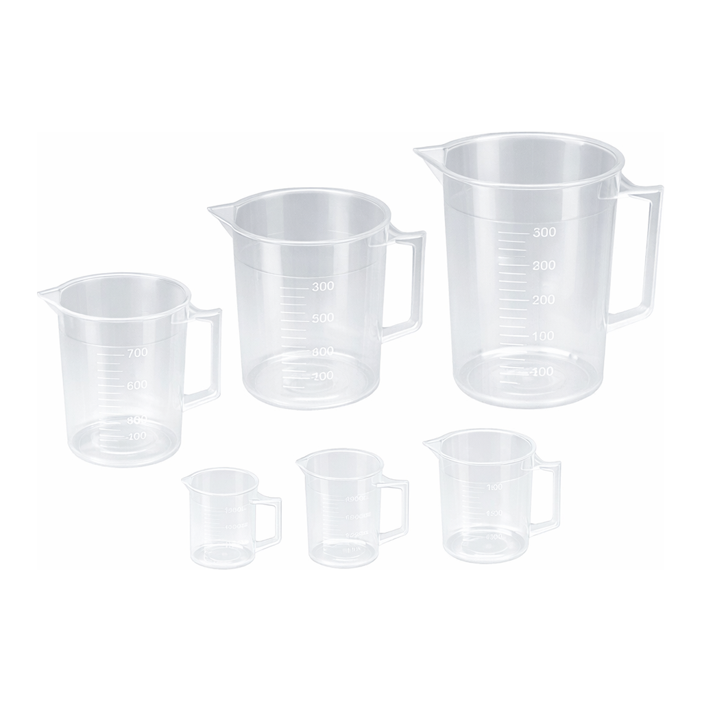 AS ONE Transparent Measuring Cup PS, 투명계량컵(폴리스티렌 비커)