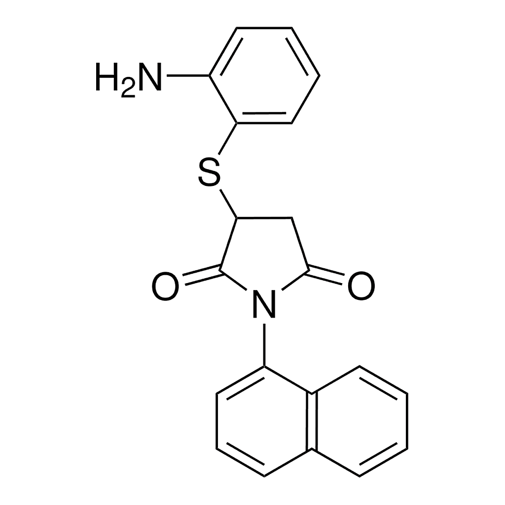Merck 2-(2-AMINOPHENYLTHIO)-N-(1-NAPH-