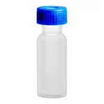 Waters Polypropylene 12 x 32 mm Snap Neck Vial, with Cap and Preslit PTFE/Silicone Septum, 700 µL Volume, 100/pk