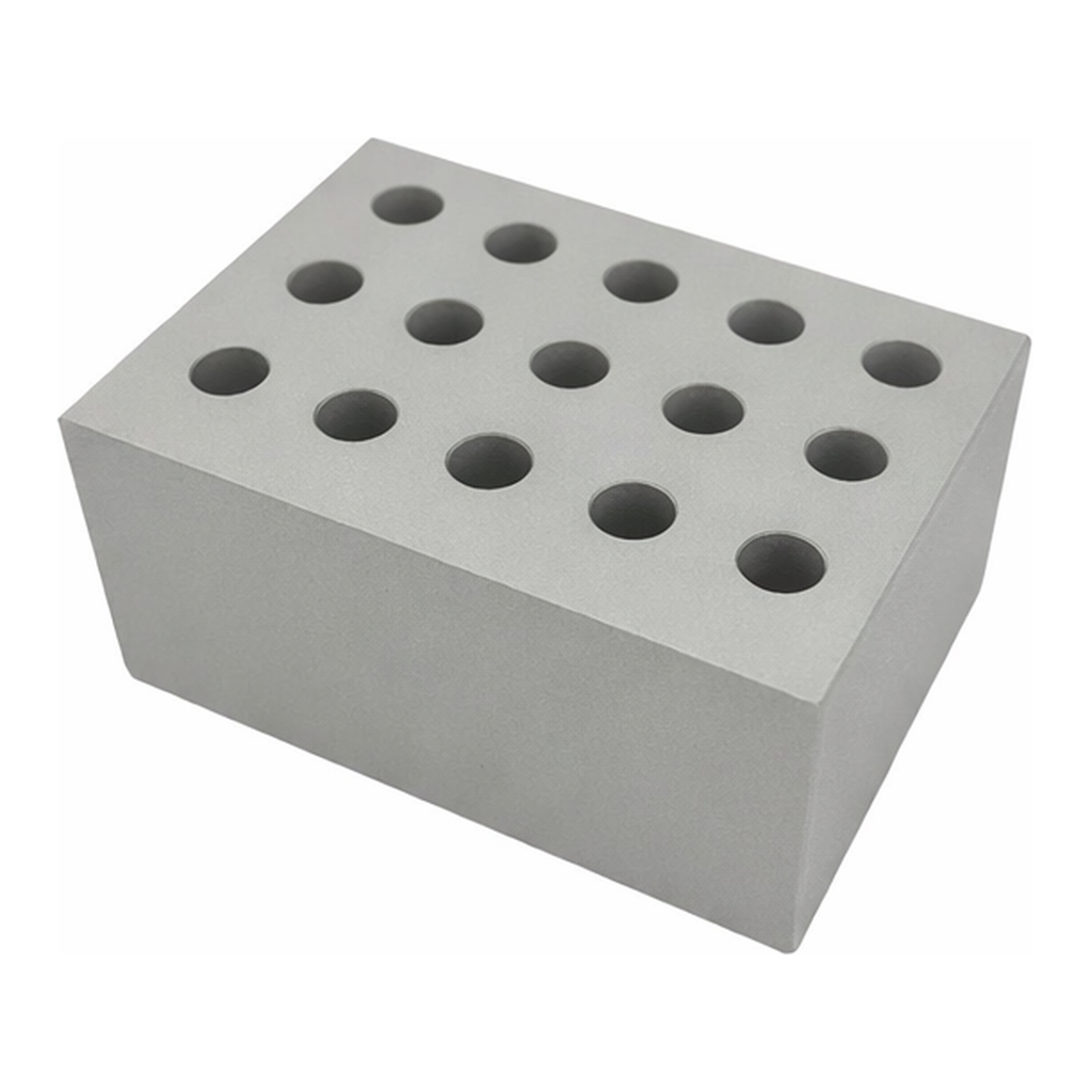 AS ONE Half Block 0.5mL Tube for 15 Tubes, for Cool Block Bath