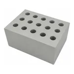 AS ONE Half Block 0.5mL Tube for 15 Tubes, for Cool Block Bath